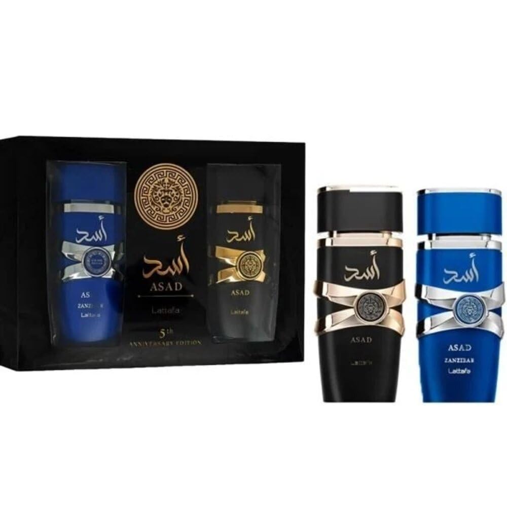 Lattafa Asad 5th Anniversary Set – Eau de Parfum – 2×100ml